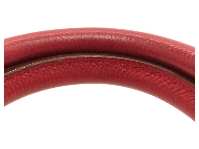 Hermès Borsa Hermes Birkin 30 in pelle Epsom rossa - vista 26