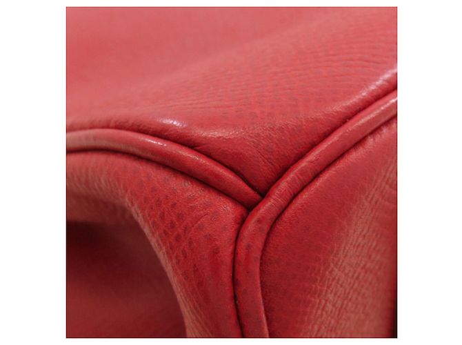 Hermès Borsa Hermes Birkin 30 in pelle Epsom rossa - vista 28