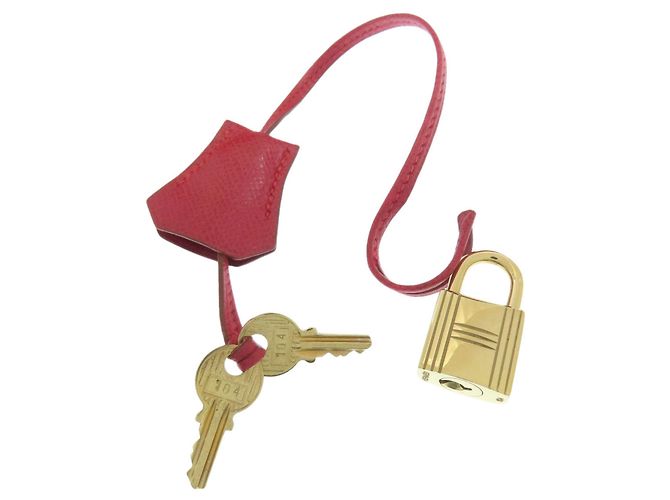 Hermès Borsa Hermes Birkin 30 in pelle Epsom rossa - vista 9
