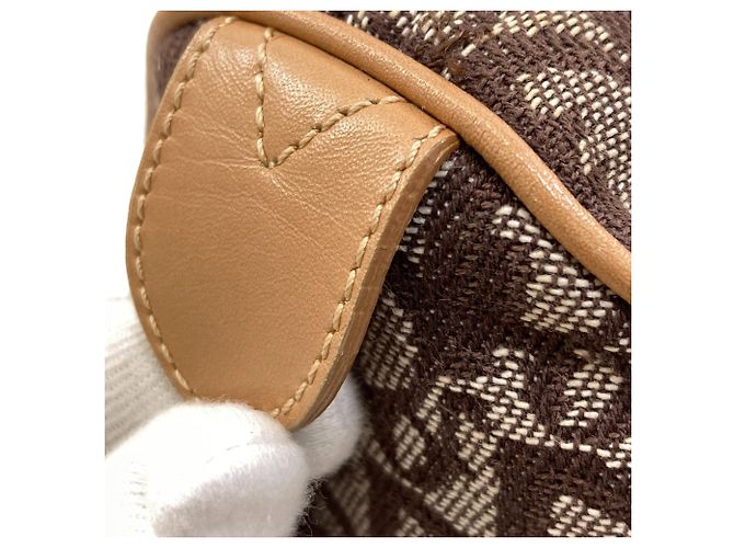 Christian Dior Handtasche aus Canvas mit Trotter-Muster - Ansicht 11