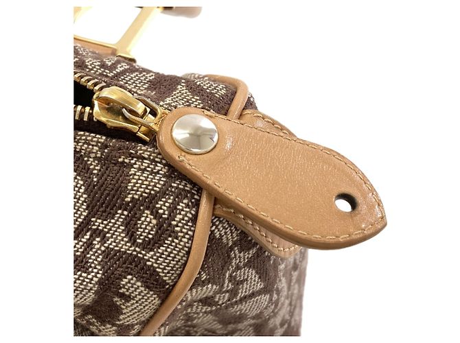 Christian Dior Handtasche aus Canvas mit Trotter-Muster - Ansicht 12