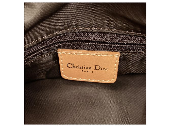 Christian Dior Handtasche aus Canvas mit Trotter-Muster - Ansicht 6