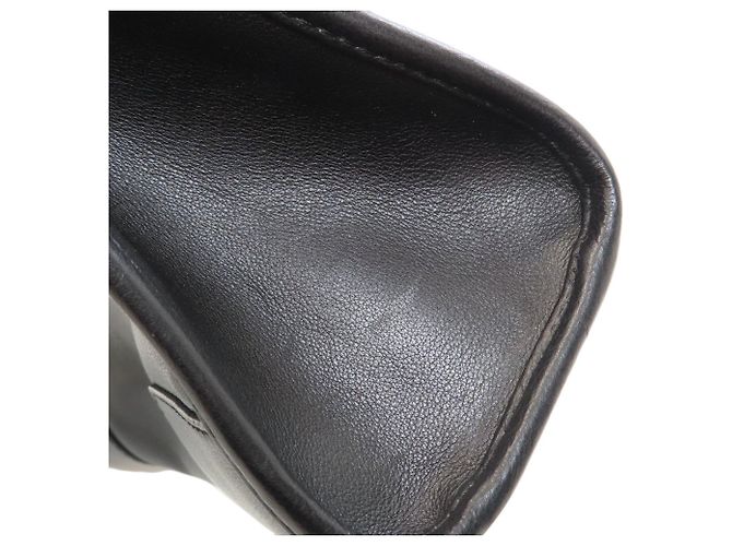 Borsa a tracolla Loewe Anagram in pelle di vitello nera - vista 11