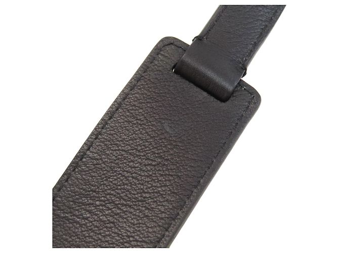 Borsa a tracolla Loewe Anagram in pelle di vitello nera - vista 14