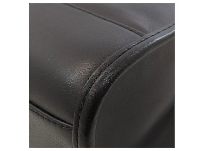 Borsa a tracolla Loewe Anagram in pelle di vitello nera - vista 15