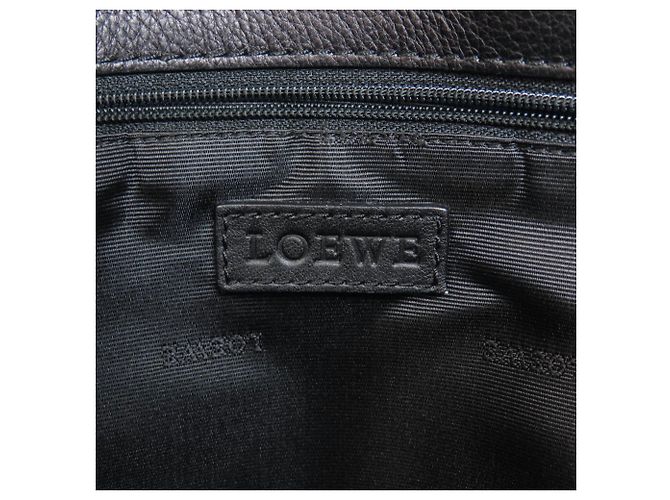Borsa a tracolla Loewe Anagram in pelle di vitello nera - vista 6