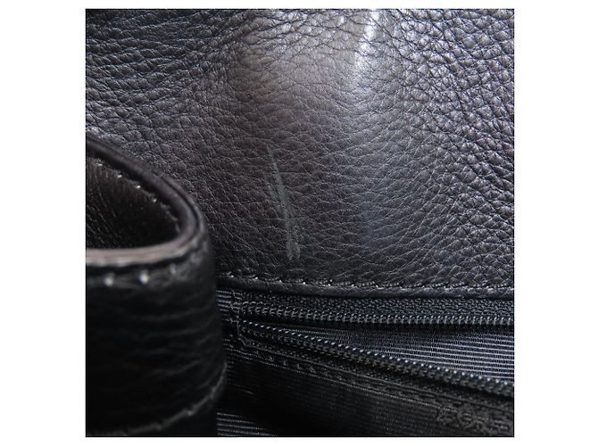 Borsa a tracolla Loewe Anagram in pelle di vitello nera - vista 7