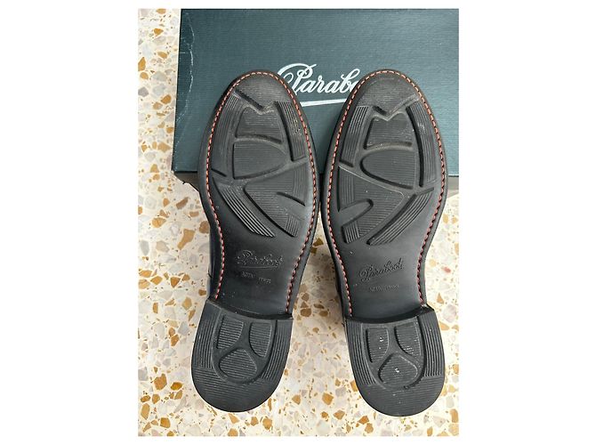 Paraboot Loven Actem Chelsea Boots pelle nera - vista 10