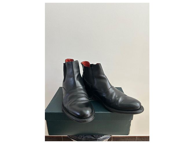 Paraboot Loven Actem Chelsea Boots pelle nera - vista 2