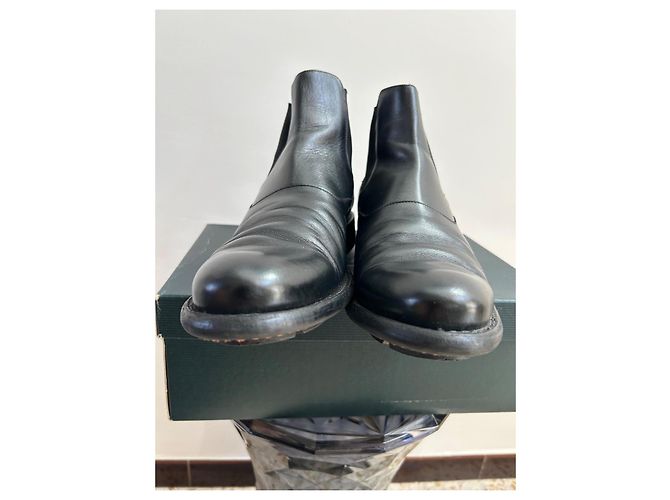 Paraboot Loven Actem Chelsea Boots pelle nera - vista 4