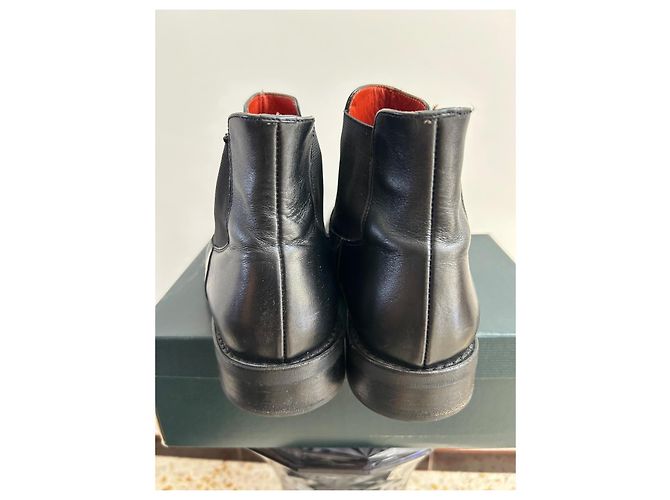 Paraboot Loven Actem Chelsea Boots pelle nera - vista 5