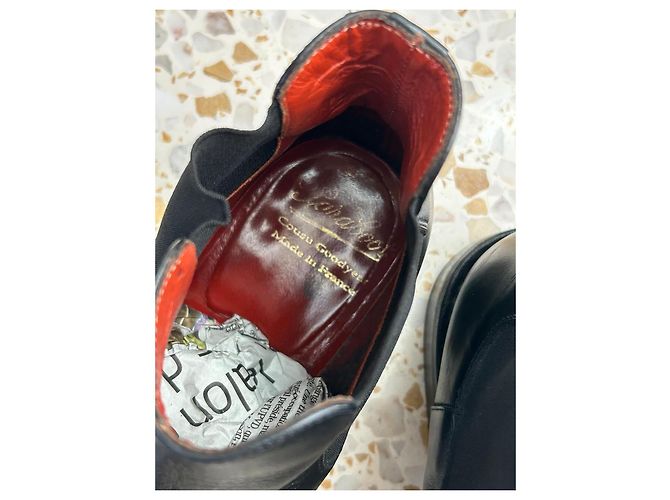 Paraboot Loven Actem Chelsea Boots pelle nera - vista 7