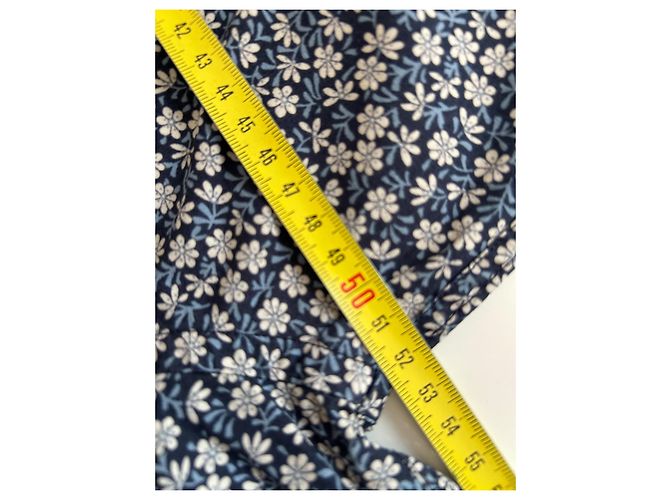 Paul Smith London Camicia in cotone floreale blu navy e bianco - vista 17