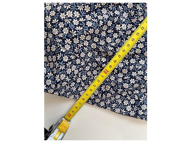Paul Smith London Camicia in cotone floreale blu navy e bianco - vista 18