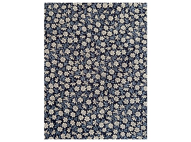 Paul Smith London Camicia in cotone floreale blu navy e bianco - vista 9