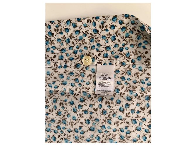 Camicia Paul Smith London High Line Blu Floreale - vista 15