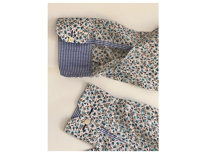 Camicia Paul Smith London High Line Blu Floreale - vista 6