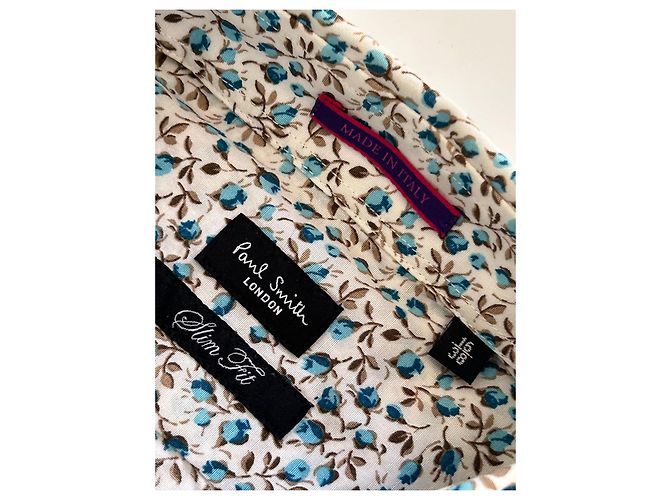 Camicia Paul Smith London High Line Blu Floreale - vista 7