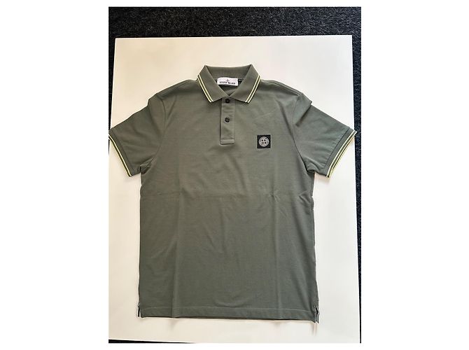 Stone Island Poloshirt Khakigrün Kurzarm - Ansicht 2