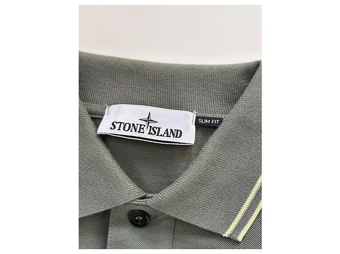 Stone Island Poloshirt Khakigrün Kurzarm - Ansicht 4