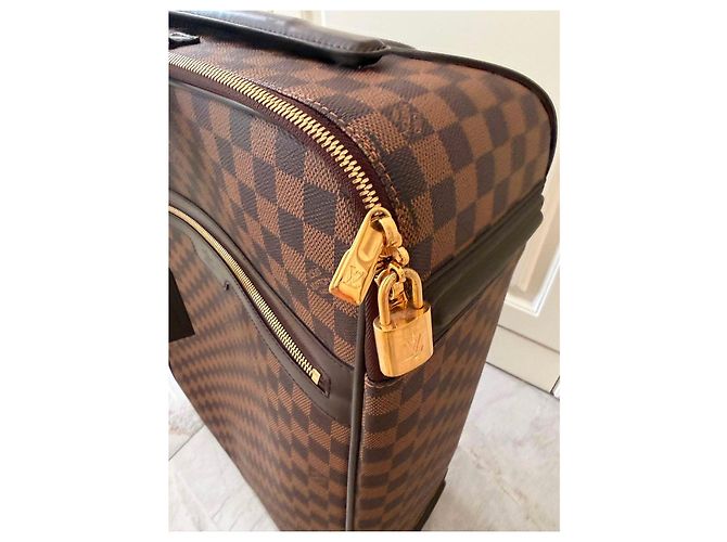 Louis Vuitton Keepall Bandouliere 55 Damier Ebene - vue 4