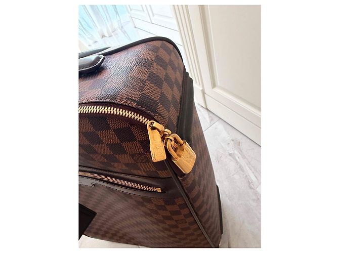 Louis Vuitton Keepall Bandouliere 55 Damier Ebene - vue 8