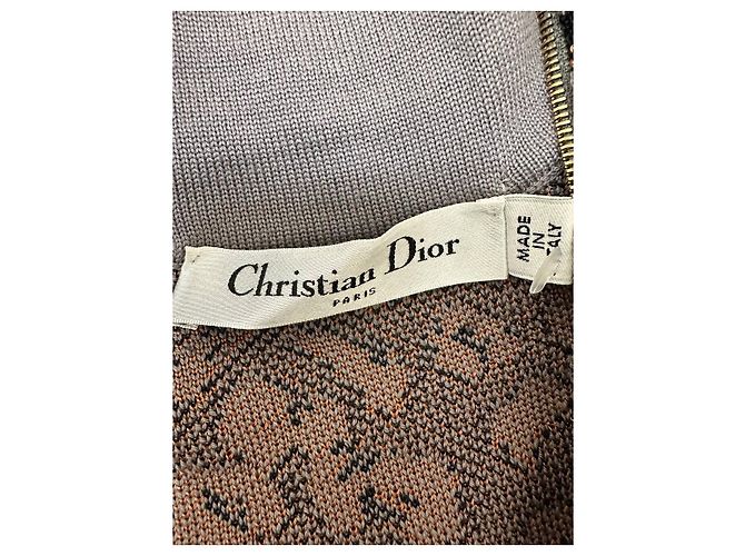 Autre Marque Christian Dior Paris Leopard Strickkleid - FR 38 / US 6 Gebraucht - Ansicht 4