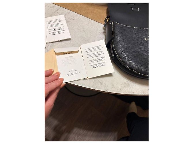 Chloé Black Grained Leather Shoulder Bag and Wallet Set - view 3