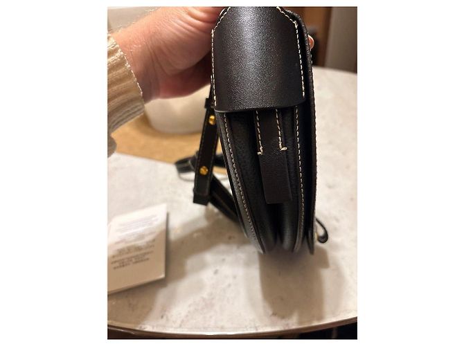 Chloé Black Grained Leather Shoulder Bag and Wallet Set - view 5