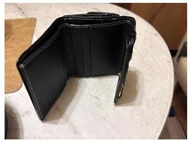 Chloé Black Grained Leather Shoulder Bag and Wallet Set - view 8