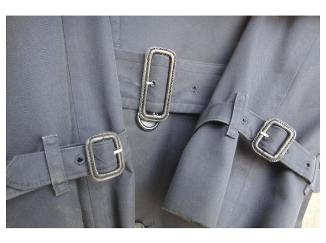 Trench Burberry Blu Navy - vista 5