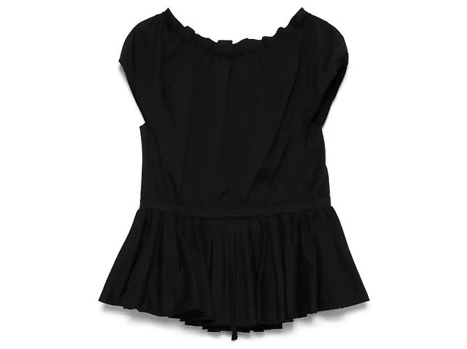Autre Marque Top Prada negra de algodón años 2000 - vista 2