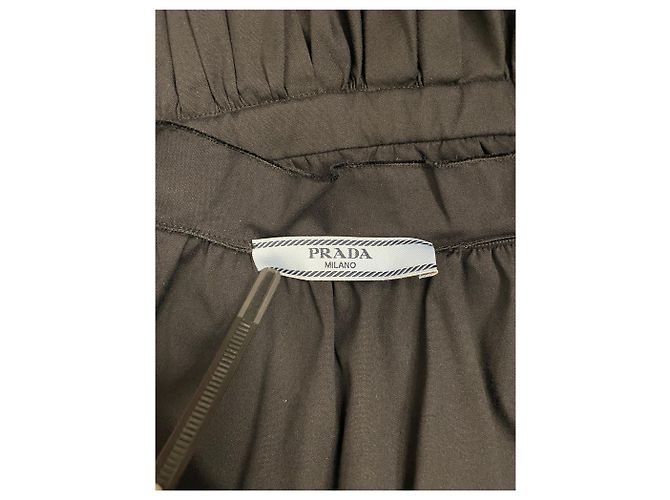 Autre Marque Top Prada negra de algodón años 2000 - vista 5