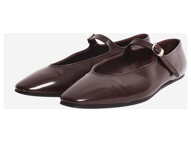 The row Ballerine Mary Jane marroni - taglia EU 40.5 - vista 2