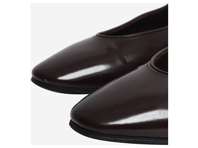 The row Ballerine Mary Jane marroni - taglia EU 40.5 - vista 4