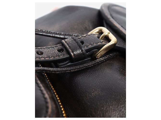 Miu Miu Mini-Rucksack aus Coffee-Leder - Ansicht 10