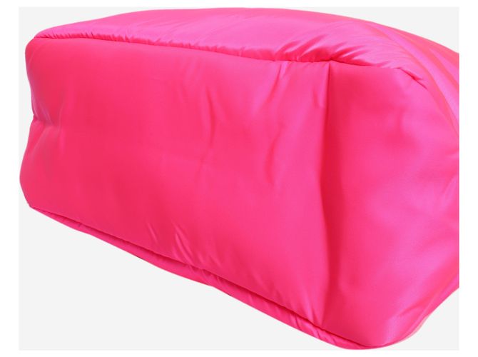 Tote Prada Saco de compras acolchoado em nylon Tessuto rosa - vista 4