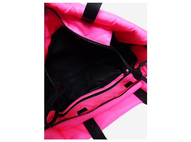 Tote Prada Saco de compras acolchoado em nylon Tessuto rosa - vista 6