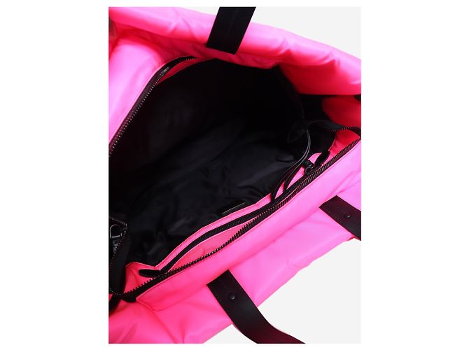 Tote Prada Saco de compras acolchoado em nylon Tessuto rosa - vista 8