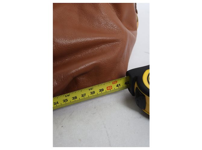 Miu Miu Borsa hobo in pelle marrone - vista 9