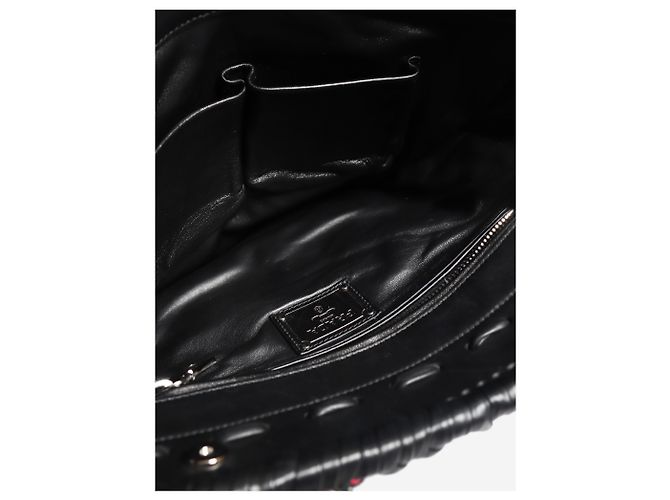 Prada Multicolor gestrickte Nappa-Leder-Tote-Bag - Ansicht 7