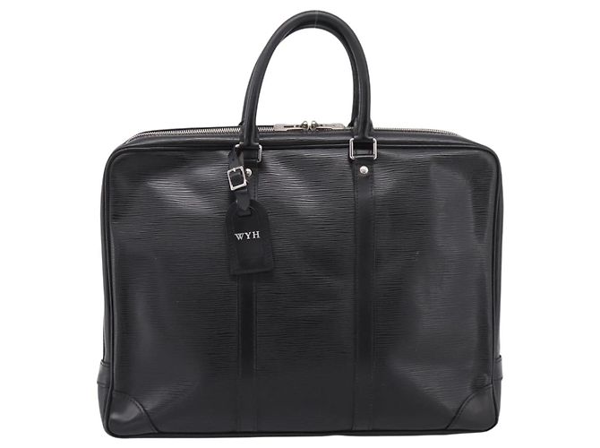 LOUIS VUITTON Epi Porte Documents Voyage Business Bag Black M54472 - vista 13