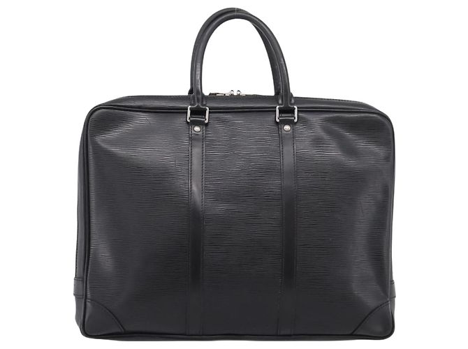 LOUIS VUITTON Epi Porte Documents Voyage Business Bag Black M54472 - vista 2
