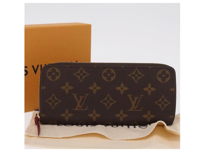 LOUIS VUITTON Monogram Portefeuille Clemence Long Wallet M60742 LV - vista 12