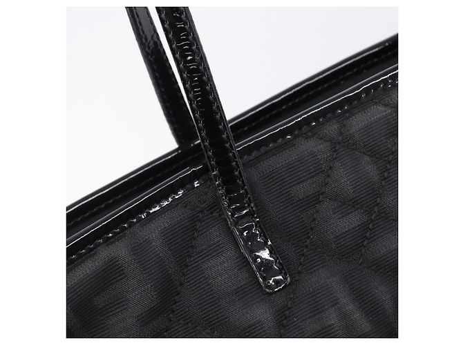 FENDI Zucca Canvas Tote Bag Black Gold - vista 19