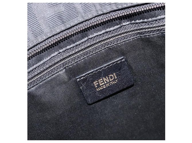 FENDI Zucca Canvas Tote Bag Black Gold - vista 21