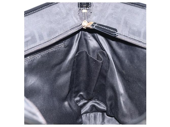 FENDI Zucca Canvas Tote Bag Black Gold - vista 22