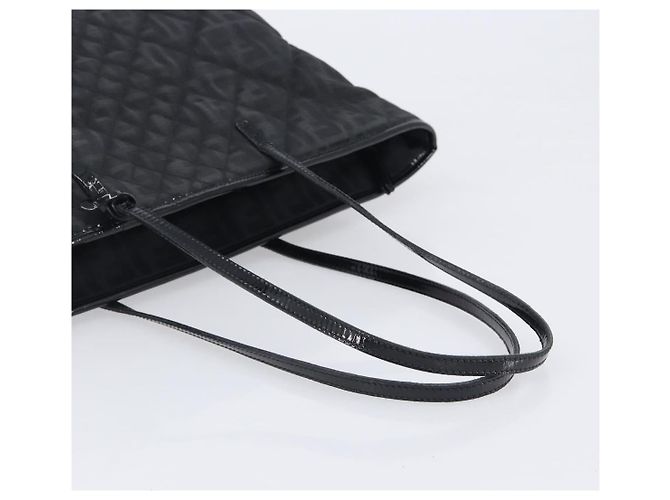 FENDI Zucca Canvas Tote Bag Black Gold - vista 7