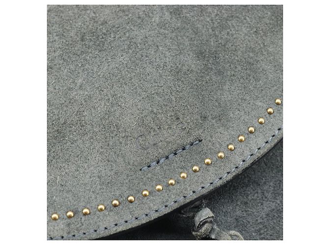 Chloé Chloe Hudson Shoulder Bag Leather Black Gold - vista 15