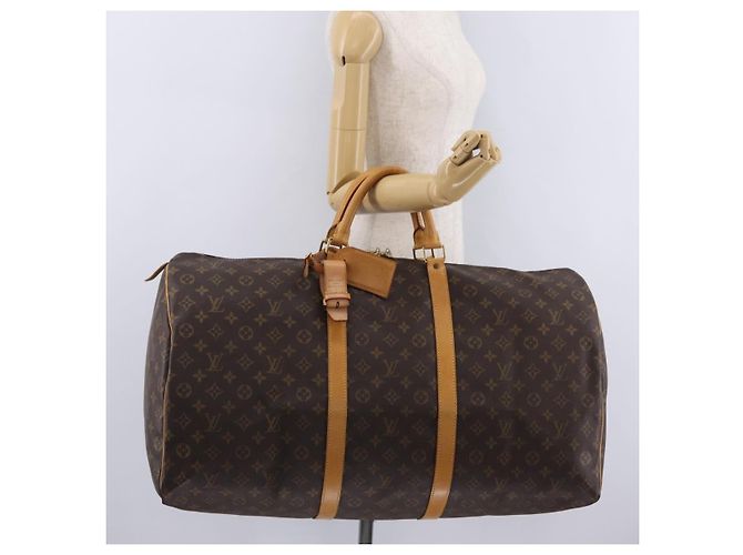 LOUIS VUITTON Monogram Keepall 60 Boston Bag M41422 LV - vista 26